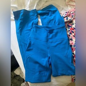 Size four flare high rise Lulu